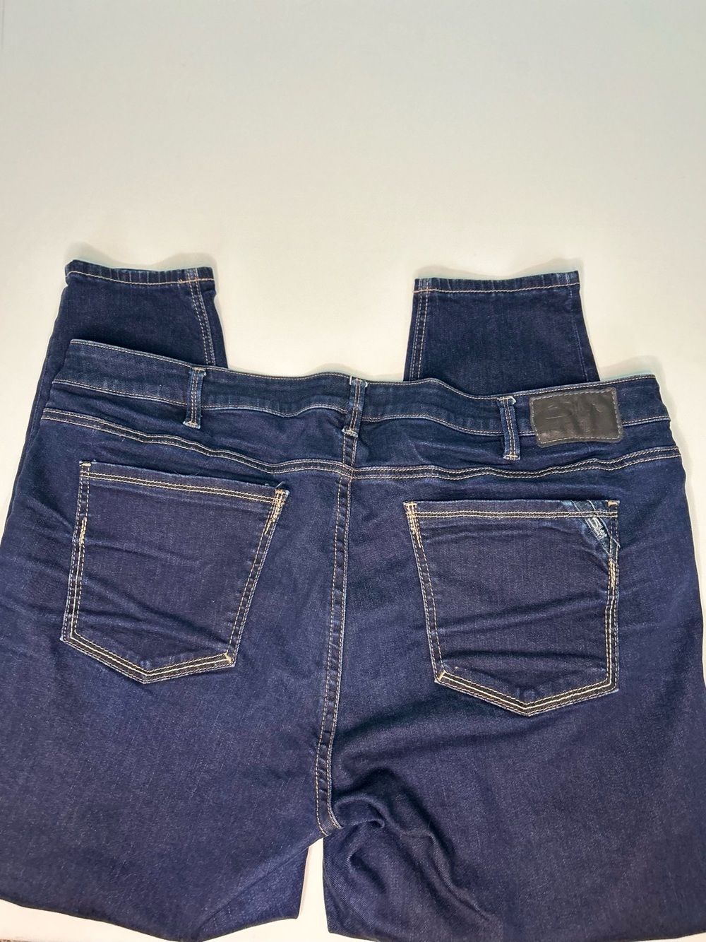 Silver Jeans Co Aiko Mid Rise Dark Wash Ankle Skinny Jeans Plus Size 22 W40 L27 - Picture 7 of 8